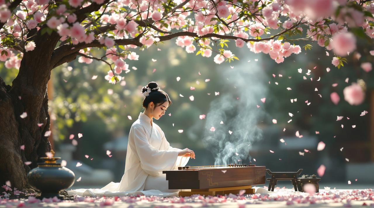 一对一视频 - 牡丹花下·古琴雅韵